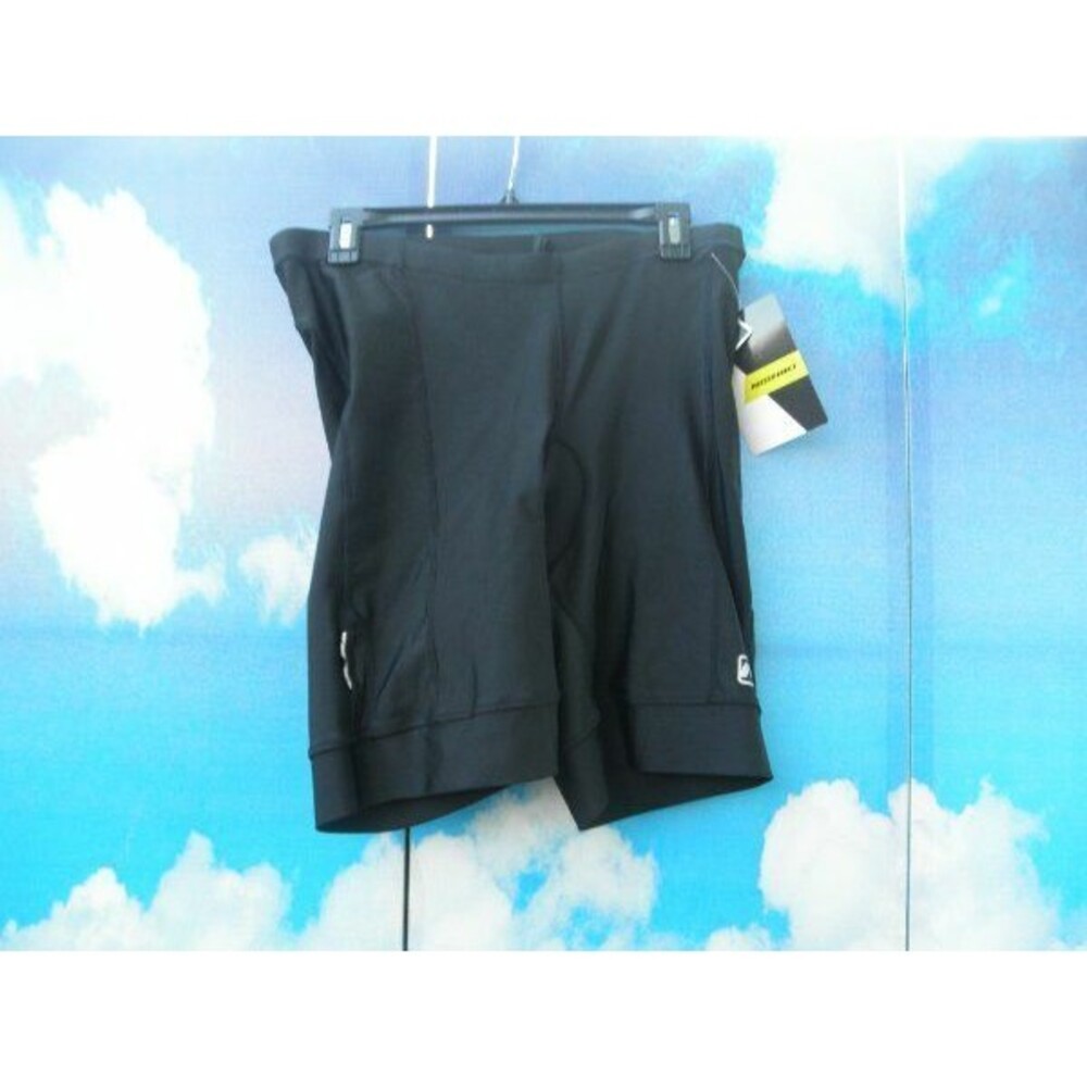 NEW NISHIKI MEN BLACK SZ (XL) SHORTS GEL PADDED CHAMOIS COMPRESSION CYCLING ETC